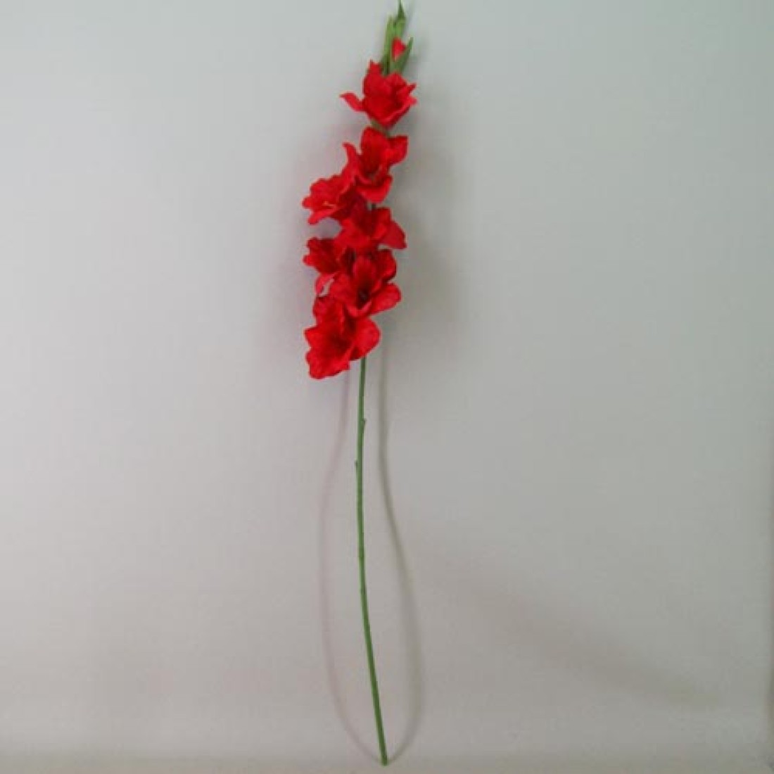 Artificial Gladiola Bright Red 96cm Artificial Flowers